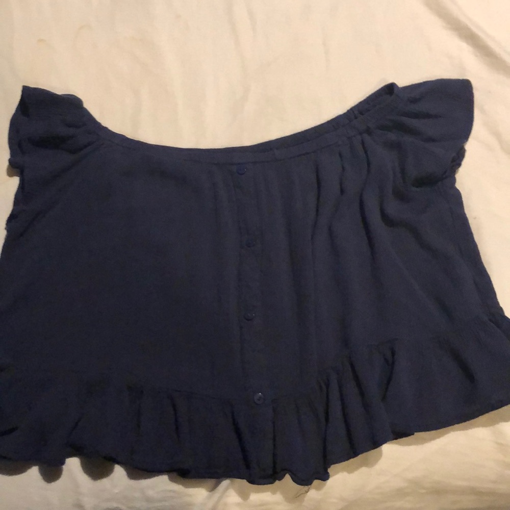 A over the shoulder shirt